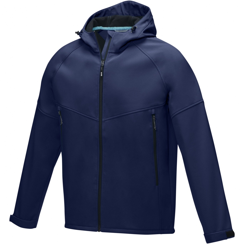 Logo trade promotional items image of: Coltan men’s GRS recycled softshell jacket