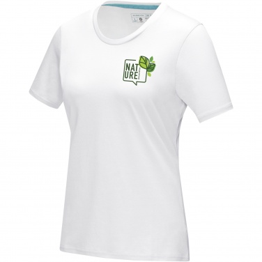 Logo trade promotional gift photo of: Azurite short sleeve women’s organic t-shirt