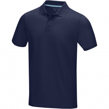 Logotrade promotional item image of: Graphite short sleeve men’s organic polo