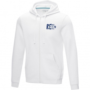 Logo trade promotional merchandise photo of: Ruby men’s organic recycled full zip hoodie