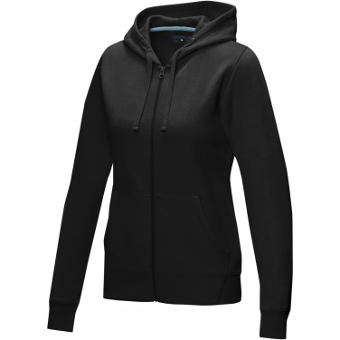 Logotrade advertising product image of: Ruby women’s organic recycled full zip hoodie