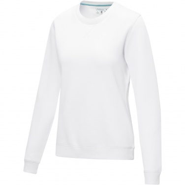 Logo trade corporate gift photo of: Jasper women’s organic recycled crewneck sweater