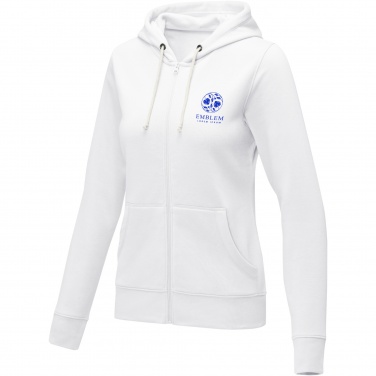 Logo trade business gift photo of: Theron women’s full zip hoodie