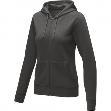 Logo trade corporate gifts image of: Theron women’s full zip hoodie