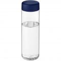 H2O Active® Vibe 850 ml screw cap water bottle, Transparent / Blue