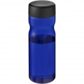 H2O Active® Eco Base 650 ml screw cap water bottle, Blue / Solid black