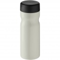 H2O Active® Eco Base 650 ml screw cap water bottle, Ivory white / Solid black