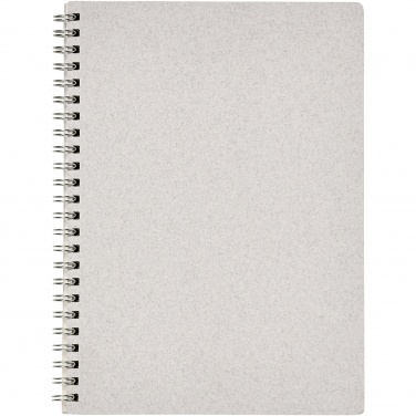 Logotrade promotional product image of: Bianco A5 size wire-o notebook