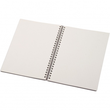 Logotrade promotional giveaway picture of: Bianco A5 size wire-o notebook