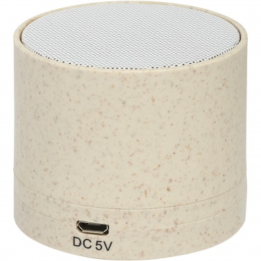 Logo trade promotional merchandise picture of: Kikai wheat straw Bluetooth® speaker