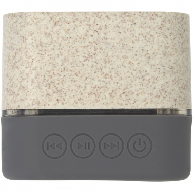 Logo trade corporate gifts picture of: Aira wheat straw Bluetooth® speaker