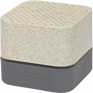 Logo trade business gift photo of: Aira wheat straw Bluetooth® speaker