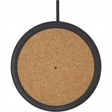 Logotrade promotional product image of: Kivi 10W limestone/cork wireless charging pad