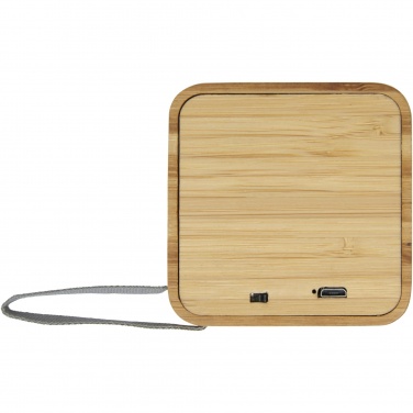 Logo trade promotional giveaways picture of: Arcana bamboo Bluetooth® speaker