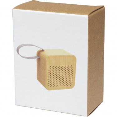 Logo trade promotional gifts image of: Arcana bamboo Bluetooth® speaker