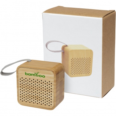 Logo trade promotional items image of: Arcana bamboo Bluetooth® speaker