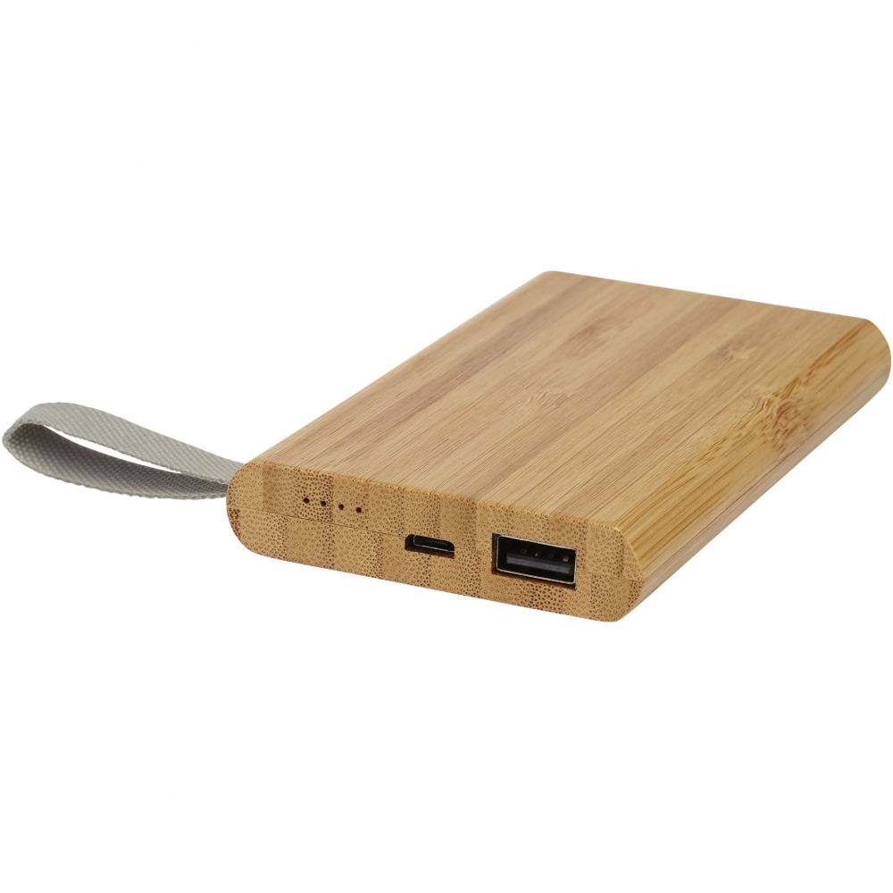 Logotrade promotional gift picture of: Tulda 5000 mAh bamboo power bank