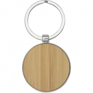 Logotrade promotional gift picture of: Nino bamboo round keychain