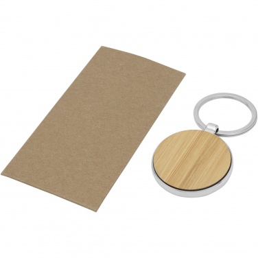 Logotrade promotional items photo of: Nino bamboo round keychain