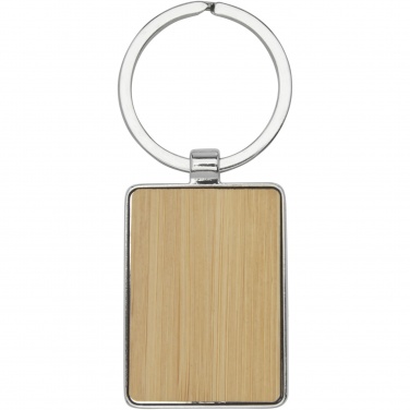 Logotrade promotional gift picture of: Neta bamboo rectangular keychain