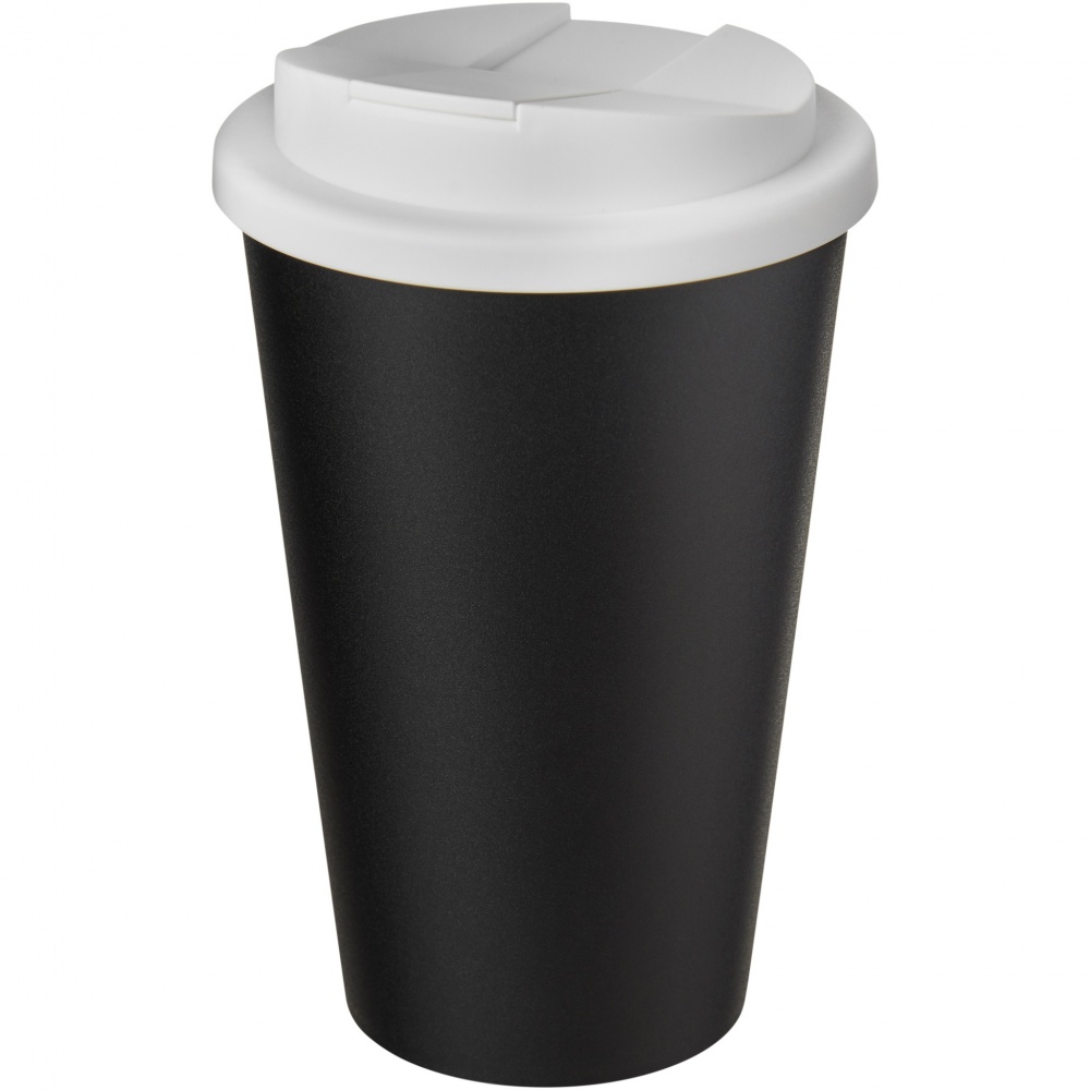 Logo trade corporate gifts image of: Americano® Eco 350 ml recycled tumbler with spill-proof lid