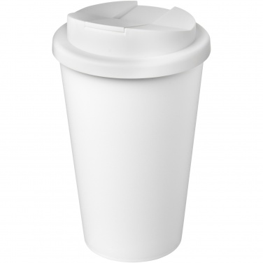 Logo trade promotional products image of: Americano® Eco 350 ml recycled tumbler with spill-proof lid