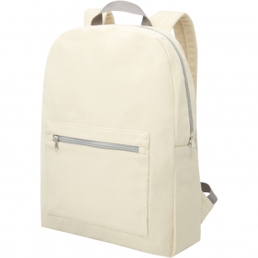 Logotrade promotional merchandise image of: Pheebs 450 g/m² recycled cotton and polyester backpack 10L