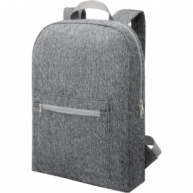 Logo trade corporate gift photo of: Pheebs 450 g/m² recycled cotton and polyester backpack 10L