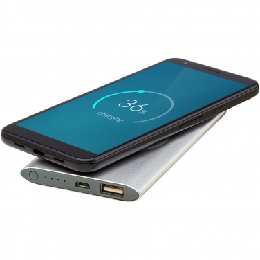 Logo trade promotional gift photo of: Juice 4000mAh wireless power bank 