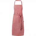 Pheebs 200 g/m² recycled cotton apron, Heather red