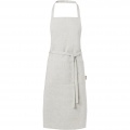 Pheebs 200 g/m² recycled cotton apron, Heather grey