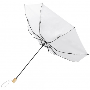 Logo trade business gift photo of: Birgit 21'' foldable windproof recycled PET umbrella