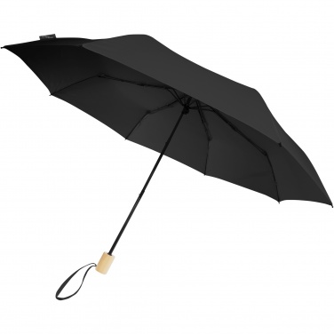 Logotrade promotional merchandise photo of: Birgit 21'' foldable windproof recycled PET umbrella