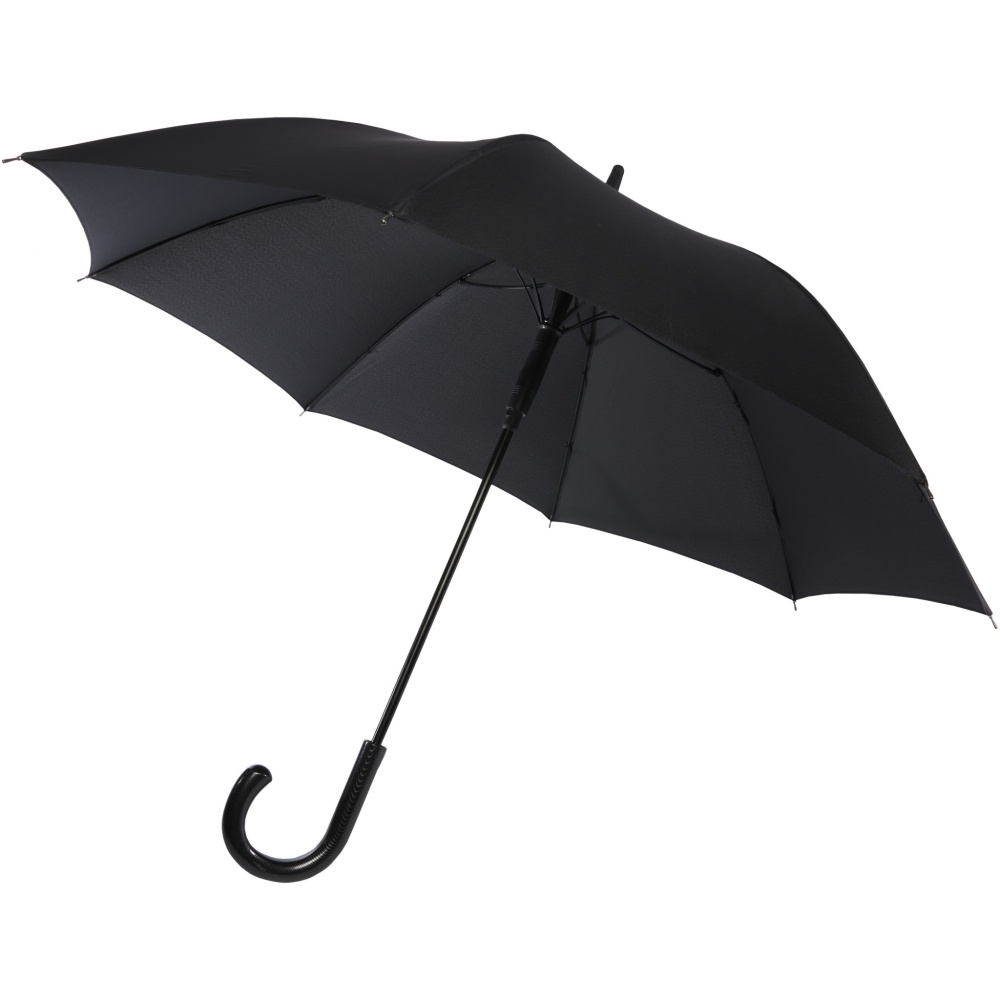 Logo trade promotional items picture of: Fontana 23" auto open umbrella with carbon look and crooked handle