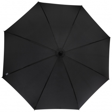 Logo trade promotional items image of: Fontana 23" auto open umbrella with carbon look and crooked handle