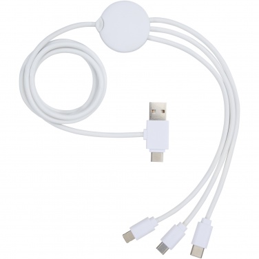 Logo trade advertising product photo of: Pure 5-in-1 charging cable with antibacterial additive