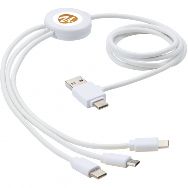 Logotrade promotional merchandise picture of: Pure 5-in-1 charging cable with antibacterial additive