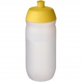 HydroFlex™ Clear 500 ml squeezy sport bottle, Yellow / Frosted clear