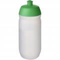 HydroFlex™ Clear 500 ml squeezy sport bottle, Green / Frosted clear