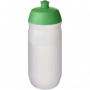 Logo trade promotional giveaways picture of: HydroFlex™ Clear 500 ml squeezy sport bottle