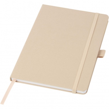 Logo trade advertising products image of: Honua A5 recycled paper notebook with recycled PET cover