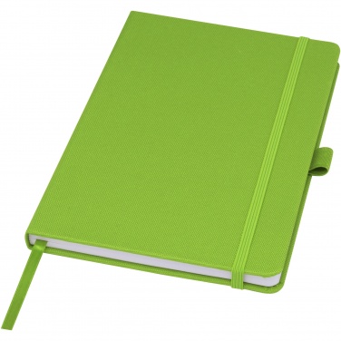 Logo trade advertising product photo of: Honua A5 recycled paper notebook with recycled PET cover