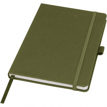 Logotrade promotional gift picture of: Honua A5 recycled paper notebook with recycled PET cover