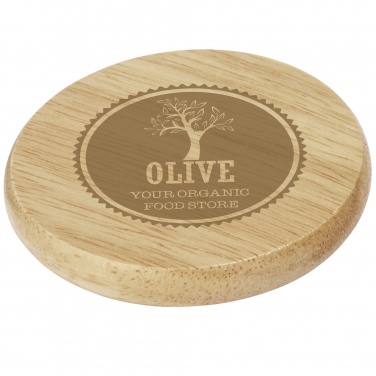 Logo trade corporate gift photo of: Scoll wooden coaster with bottle opener