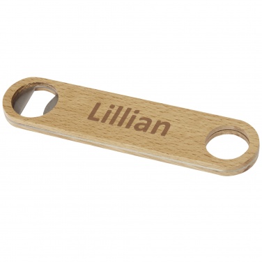 Logo trade corporate gifts image of: Origina wooden bottle opener