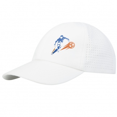 Logo trade promotional product photo of: Mica 6 panel GRS recycled cool fit cap