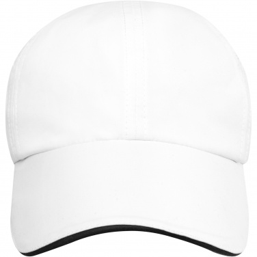 Logo trade promotional merchandise picture of: Morion 6 panel GRS recycled cool fit sandwich cap