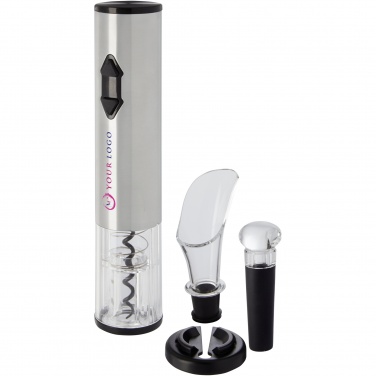 Logo trade promotional products image of: Pino electric wine opener with wine tools