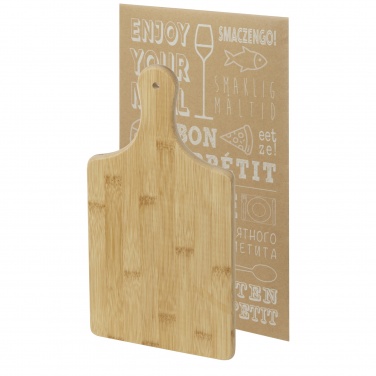 Logo trade promotional products picture of: Quimet bamboo cutting board