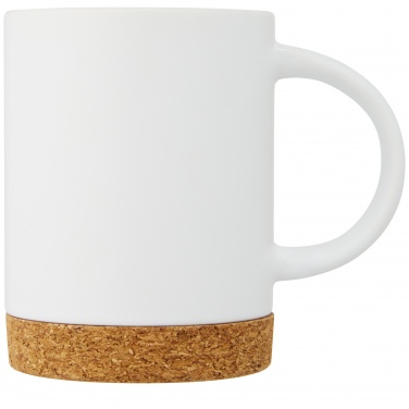 Logotrade promotional giveaway image of: Neiva 425 ml ceramic mug with cork base